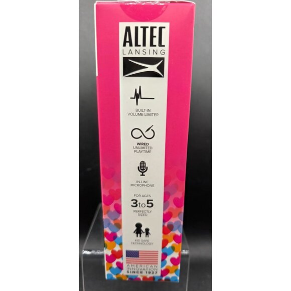 Altec Lansing Kid Safe Wired Headphones 3-5 Years With Inline Mic Limited Volume - Picture 5 of 8